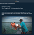 Ein Mann hält einen orangefarbenen, torpedoförmigen Roboter namens "Dolphin 3" auf einem Boot.
