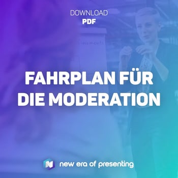 Titelbild des kostenlosen Leitfadens „Fahrplan für die Moderation“ von NEOP