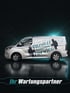 Servicefahrzeug von Fitness-Equipment-Service für Wartung, Reparatur und Montage von Fitnessgeräten