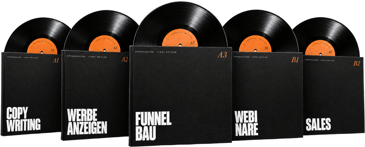 Alle 5 Platten in einer Session