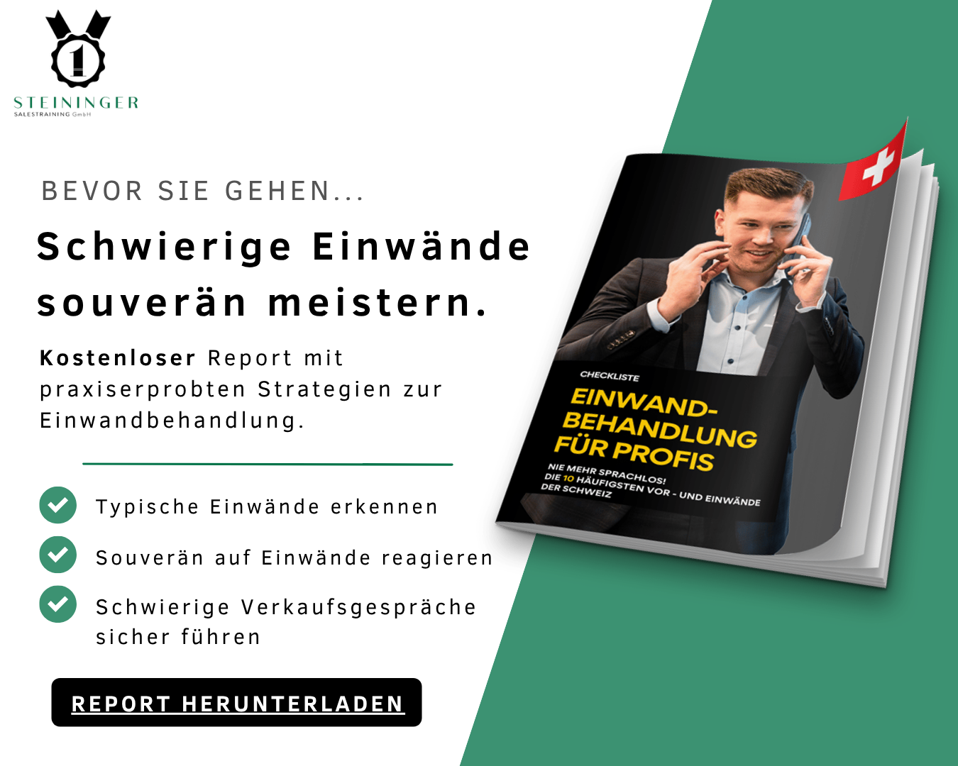 Kostenloser Report Einwandbehandlung