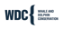 Logo mit den Initialen WDC und dem Text "WHALE AND DOLPHIN CONSERVATION".