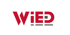 Rotes und graues Logo mit dem Wort "WiED" auf weißem Hintergrund.