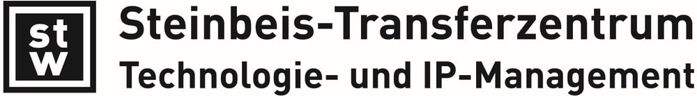 Logo: Steinbeis-Transferzentrum Technologie- und IP-Management mit "stW" in einem Kasten.