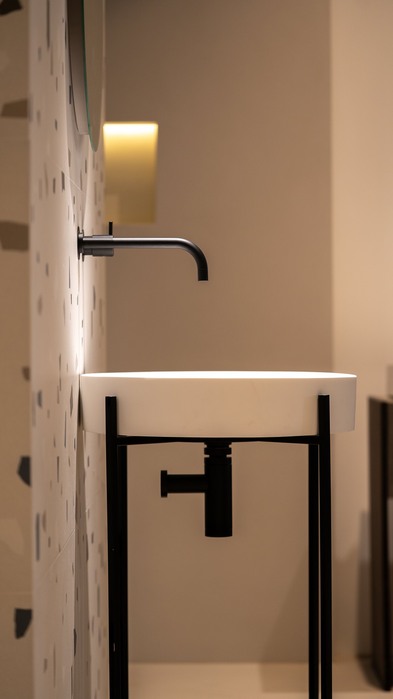 Fugenloser Boden im Badezimmer