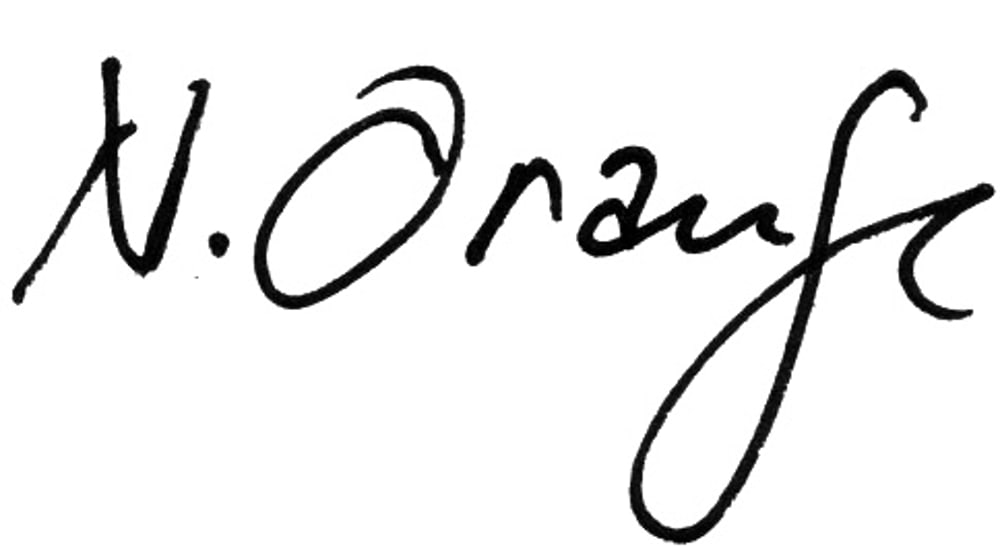 Figura Magica Nil Orange Signatur