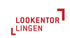 Rotes "LOOKENTOR LINGEN"-Logo mit stilisiertem "L" und "7" auf weißem Hintergrund.