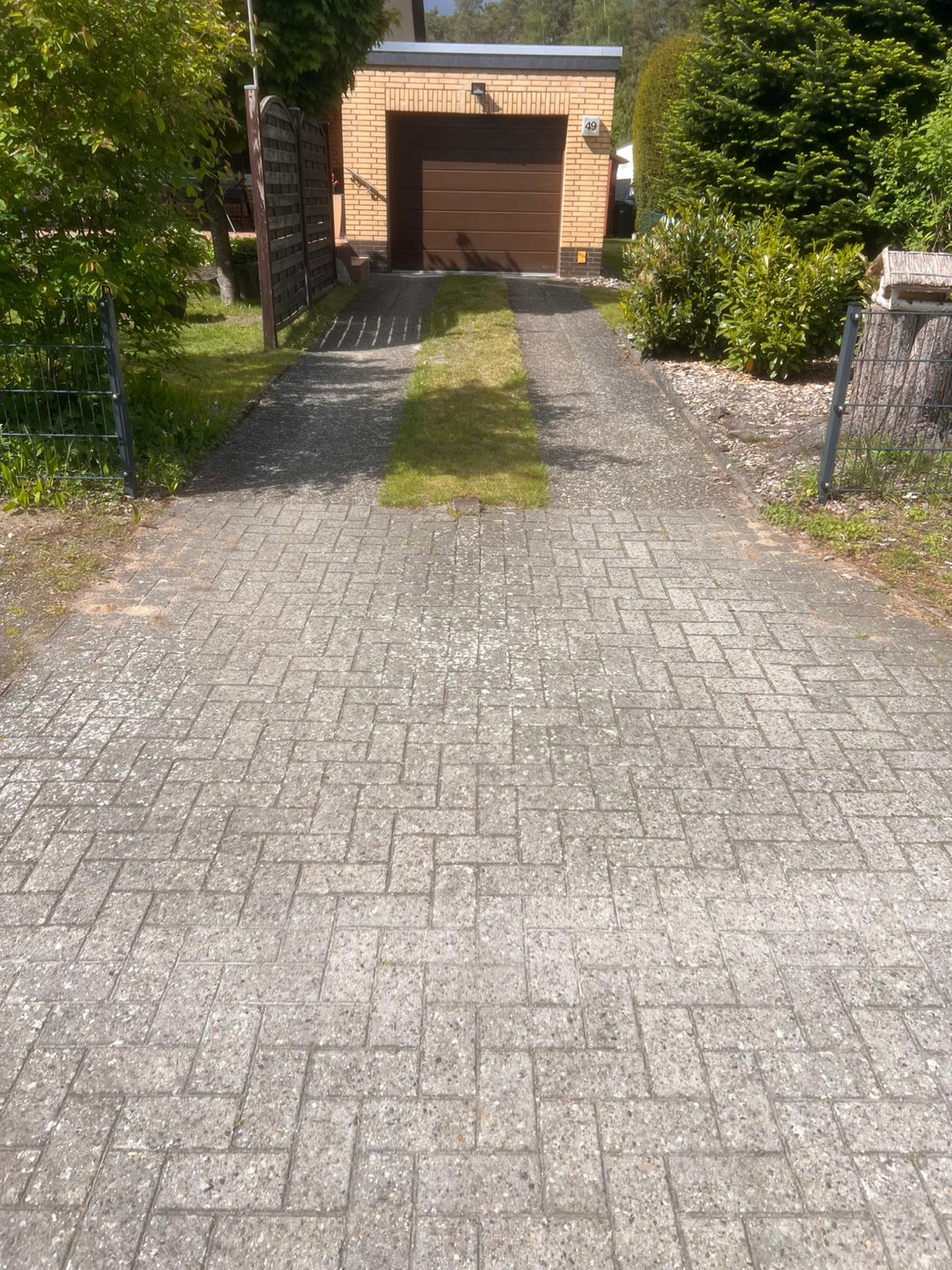 Auffahrt - Steinreinigung