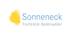 Logo mit stilisiertem gelbem Sonnenmotiv und Text "Sonneck Fachklinik Badenweiler".