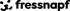 Schwarzes Fressnapf-Logo mit einem stilisierten Katzengesicht links und dem Text "fressnapf" rechts.