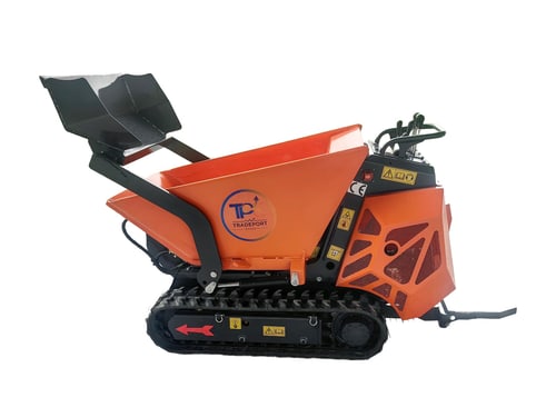 Neuer Raupendumper HDCX-600S mit hydraulischer Ladeschaufel aus der aktuellen Lieferung