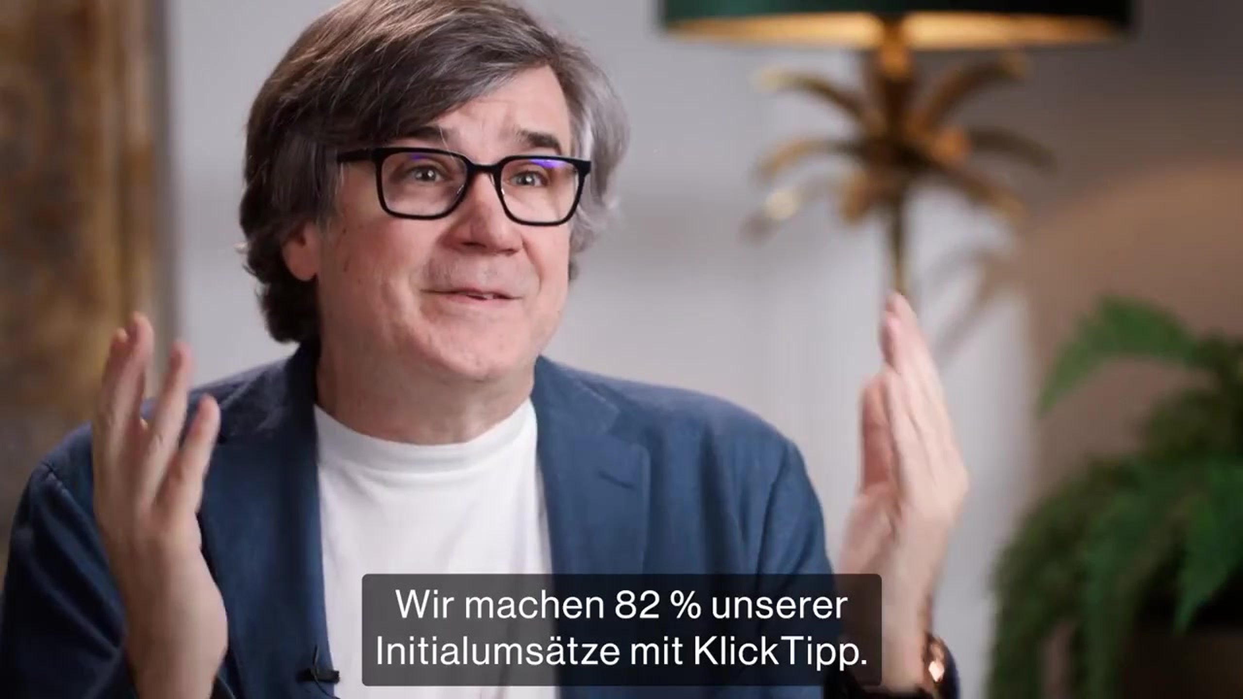 Hermann Scherer im Originalvideo von KlickTipp