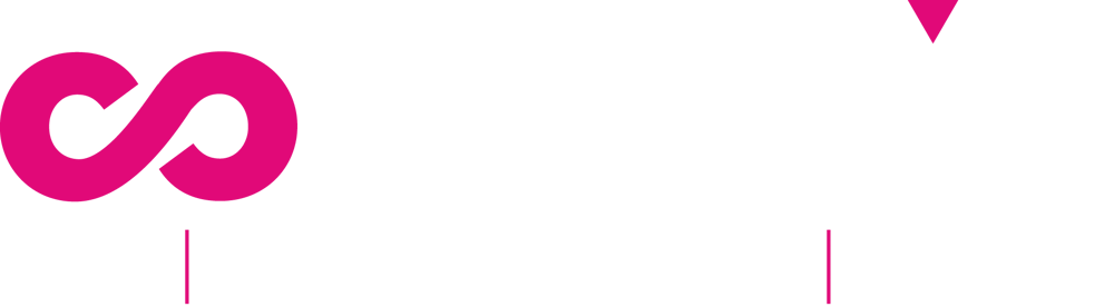 "Conversio" logo with pink infinity symbol, and "data | experimentation | growth" text below on a green background.