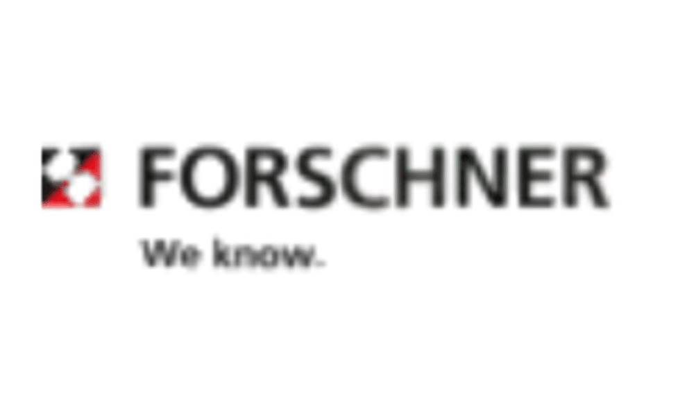 FORSCHNER Logo mit dem Slogan "Wir lieben."