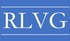 Weiße Buchstaben RLVG zwischen zwei horizontalen Linien auf blauem Hintergrund.