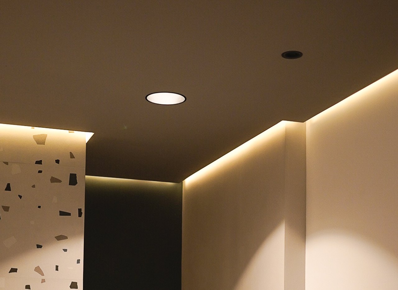 Decke mit Lichtvoute