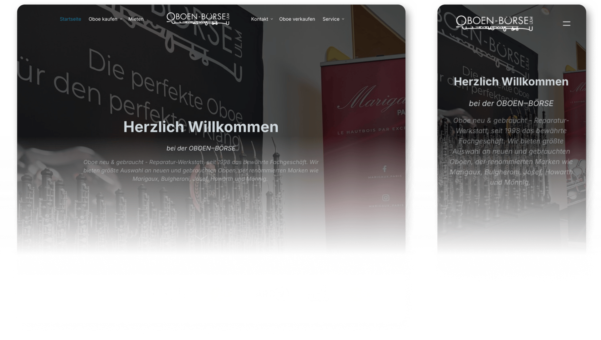 Oboen Börse Onlineshop