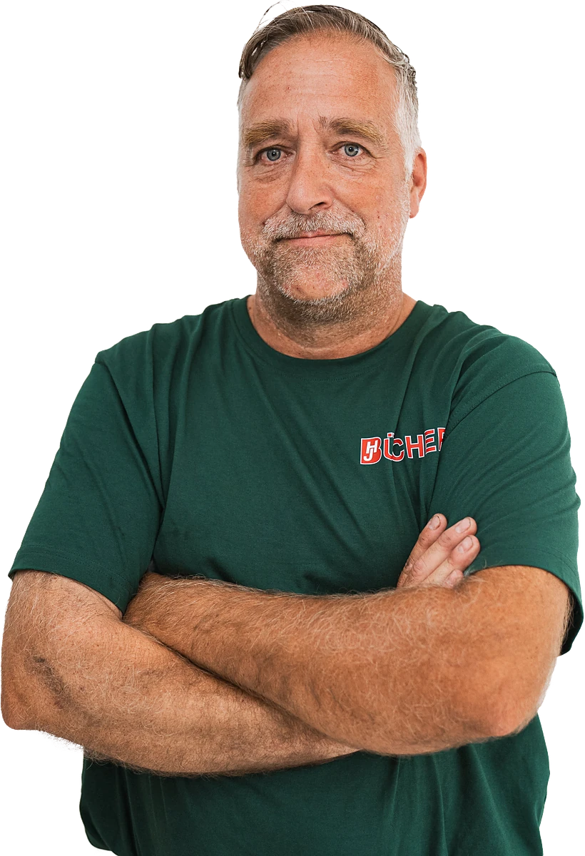 Markus Meier, Berufskraftfahrer bei Bücher Containerdienst