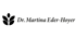 Logo: Dr. Martina Eder-Hoyer mit einem stilisierten Blatt-Symbol.