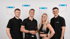 Niklas, Julian, Kati und Alex vom Mr. Shine Team, Premium Autoaufbereitung und Fahrzeugpflege in Graz