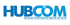 Blaues "HUBCOM" Logo mit dem kleineren Text "COMPUTER GMBH" darunter.