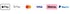 Logos der Zahlungsanbieter Apple Pay, Google Pay, Mastercard, Visa, Klarna und PayPal nebeneinander angeordnet.
