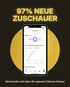 97% Neue Zuschauer Mockup