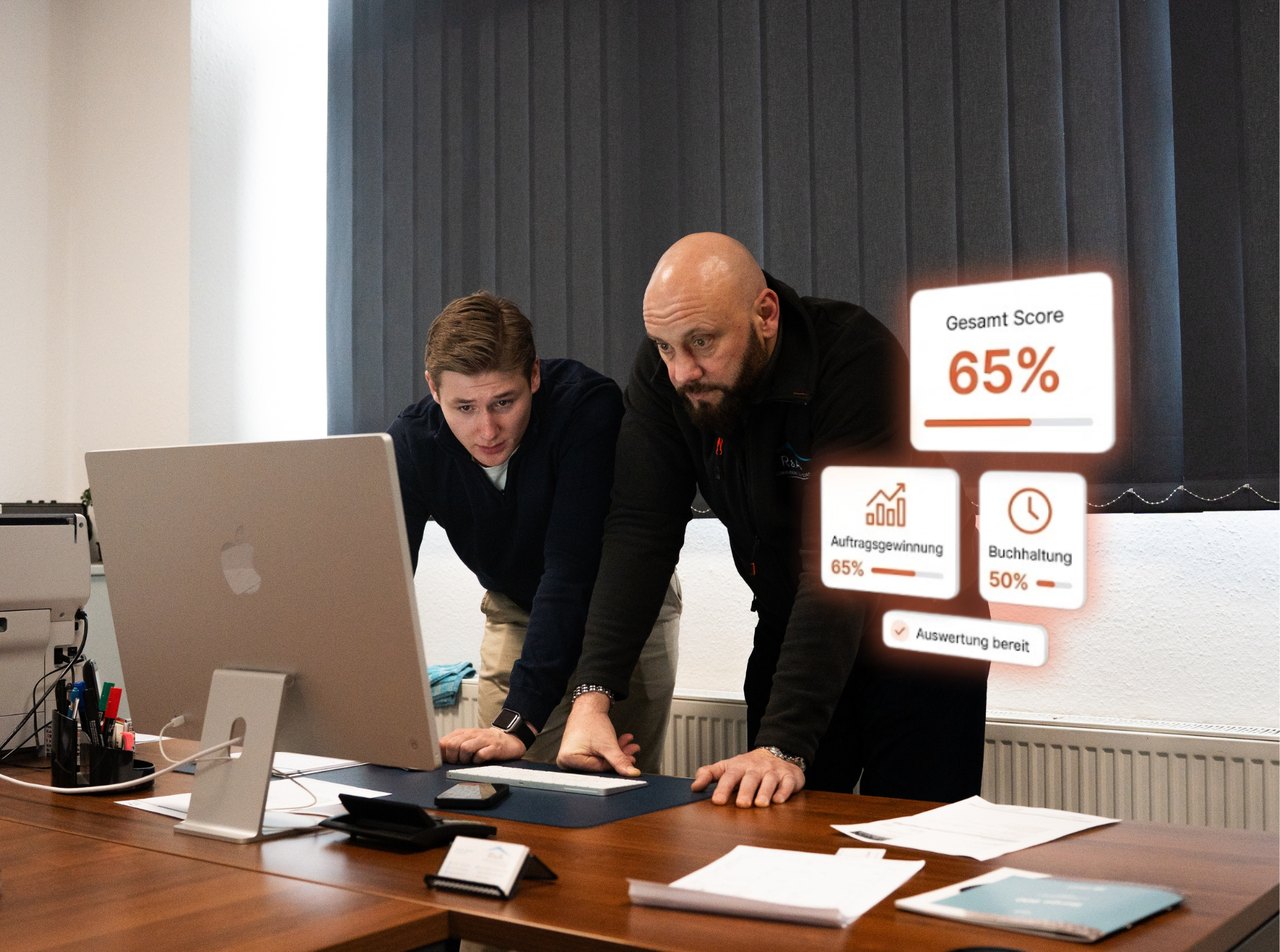 Digitales Dashboard im Einsatz bei einem Partnerbetrieb