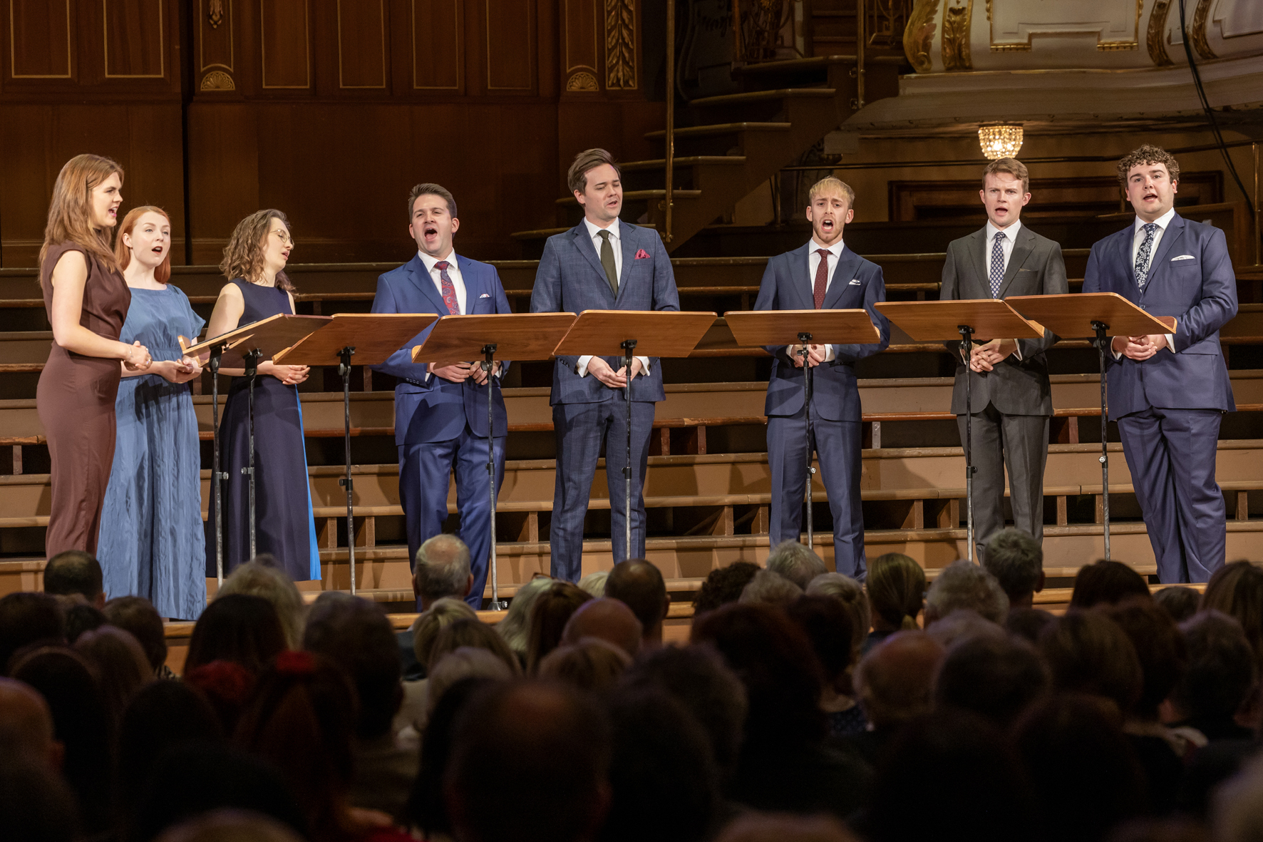 VOCES8 at the gala concert in the Stefaniensaal, Voices of Spirit 2025, Graz