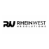 Logo von RHEINWEST HR SOLUTIONS mit stilisiertem RW-Symbol auf weißem Hintergrund.