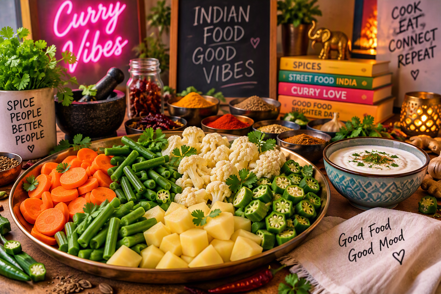 Kochkurs für Twens - Ausflug in die indische Küche bei Uta kocht!