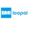 Logo von BMI icopal: "BMI" in Weiß auf blauem Quadrat, gefolgt von "icopal" in Blau.