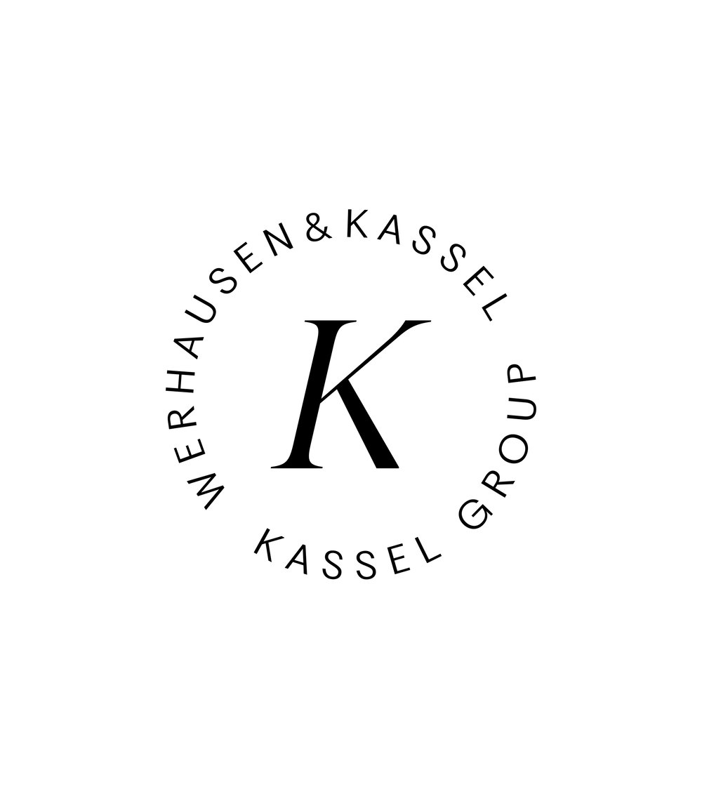 Logo: Schwarzer Kreis mit "WERHAUSEN & KASSEL GROUP", innen ein großes "K" und darunter "KASSEL".