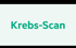 Text "Krebs-Scan" in grüner Schrift auf hellgrünem Hintergrund.