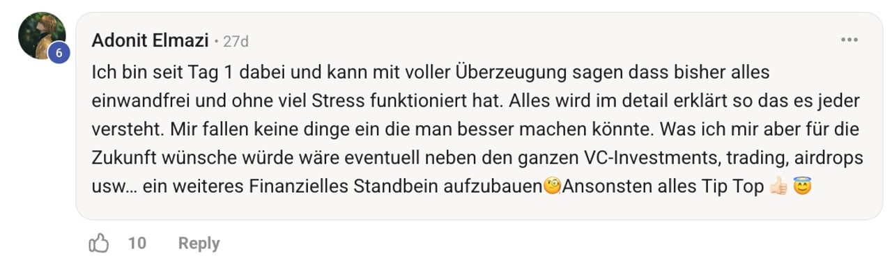 Feedback aus dem Syndikat