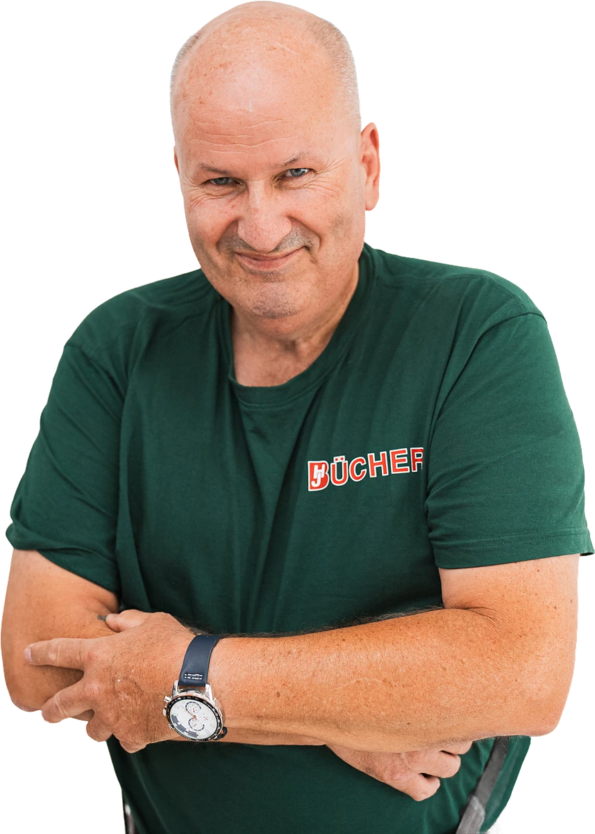 Michael Birr, Berufskraftfahrer bei Bücher Containerdienst