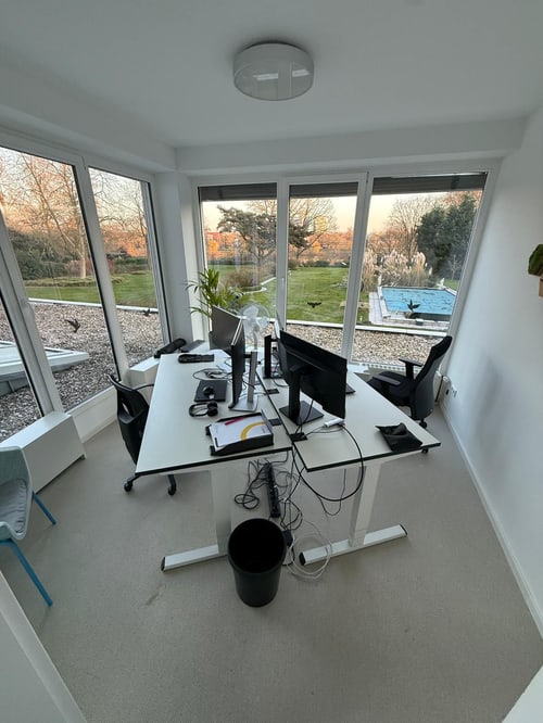 Jans Büro in der Annette-Allee 41