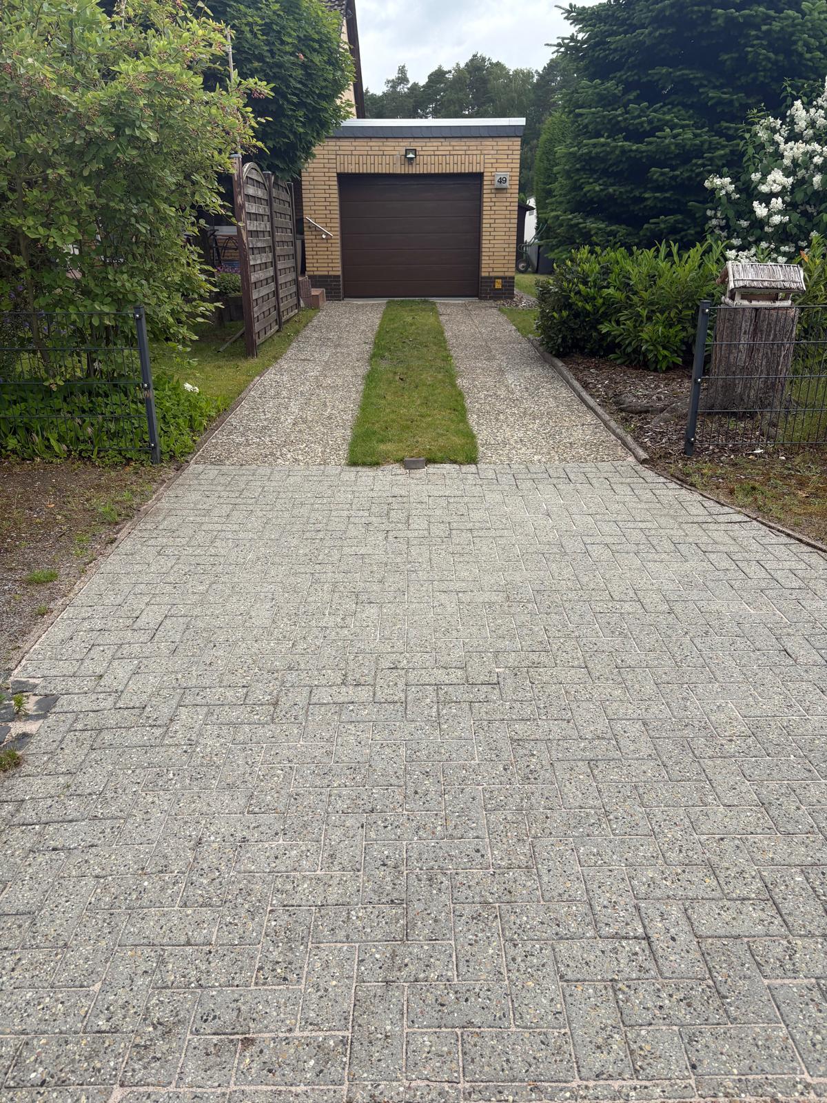 Auffahrt - Steinreinigung