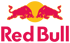 Rotes Red Bull-Logo mit zwei kämpfenden Stieren vor einer gelben Sonne.