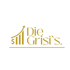 Logo: „Die Grisi's.“ mit aufsteigendem Balkendiagramm und Dollarzeichen.