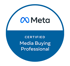 Meta Certified Media Buying Professional Logo.