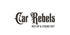 Car Rebels Logo mit dem Slogan: Rev up & Stand out