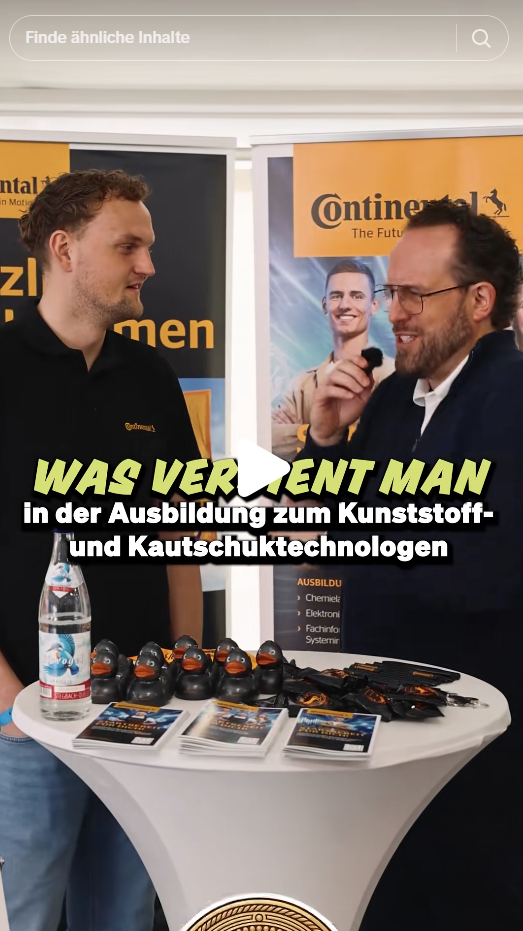 Das Messe-Interview für Continental auf dem Smartphone