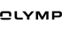Schwarzer "OLYMP"-Schriftzug auf dunkelgrünem Hintergrund.