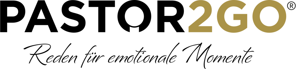 Logo: PASTOR2GO®, Reden für emotionale Momente.