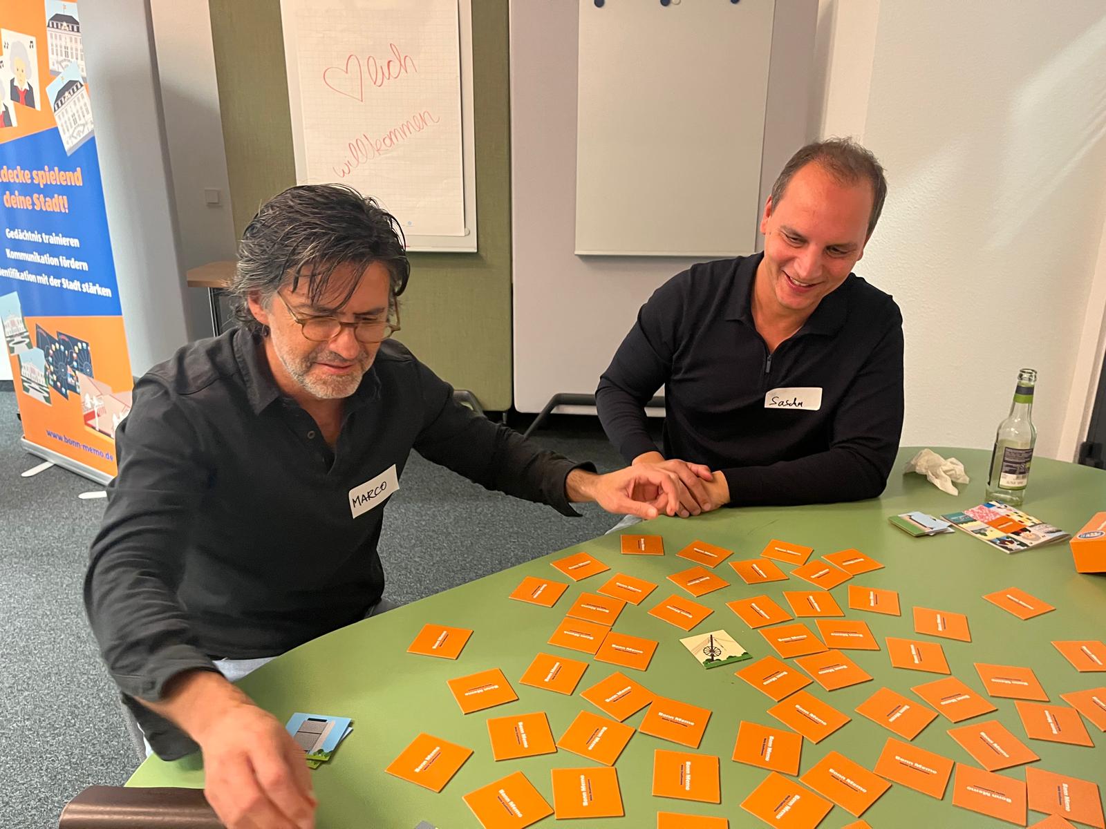 Bonn Memo bei einem Firmenevent