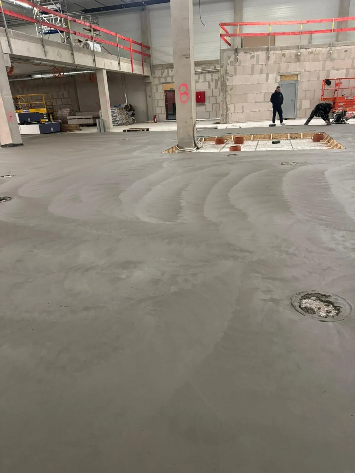 Geglätteter Betonboden