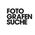 FOTO GRAFEN SUCHE Logo in schwarzer Schrift auf weißem Hintergrund.