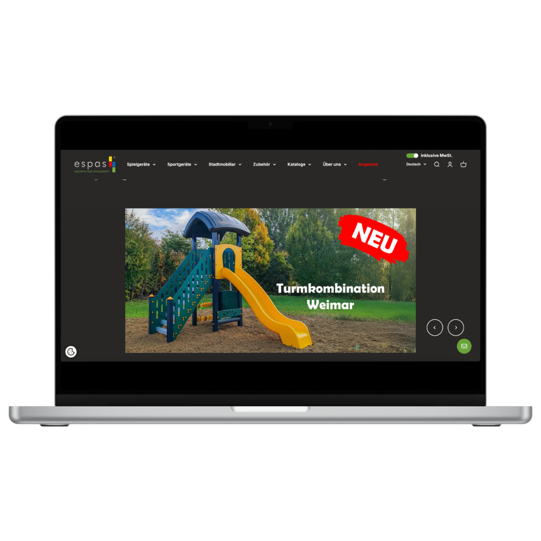 espas, Referenzprojekt von ecom flow