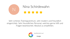 Kundenbewertung von Nina Schirdewahn mit 5 Sternen: „Sehr schönes Trainingszentrum.“ Veröffentlicht auf Google.